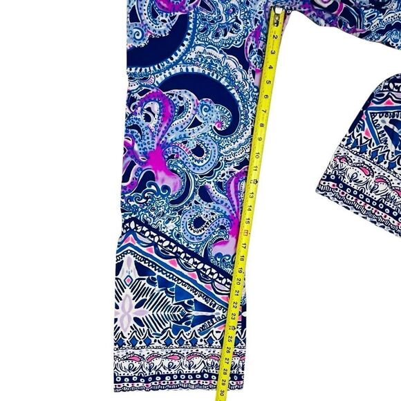 Lilly Pulitzer Bal Harbour Palazzo Paisley Multicolor  Pull On Pants XXS NWOT - Picture 9 of 12
